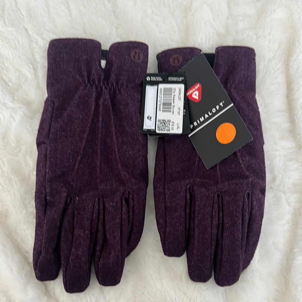 Purple Gloves with PrimaLoft Insulation